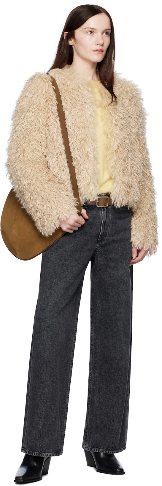 AGOLDE Low Slung Baggy Jeans In Black