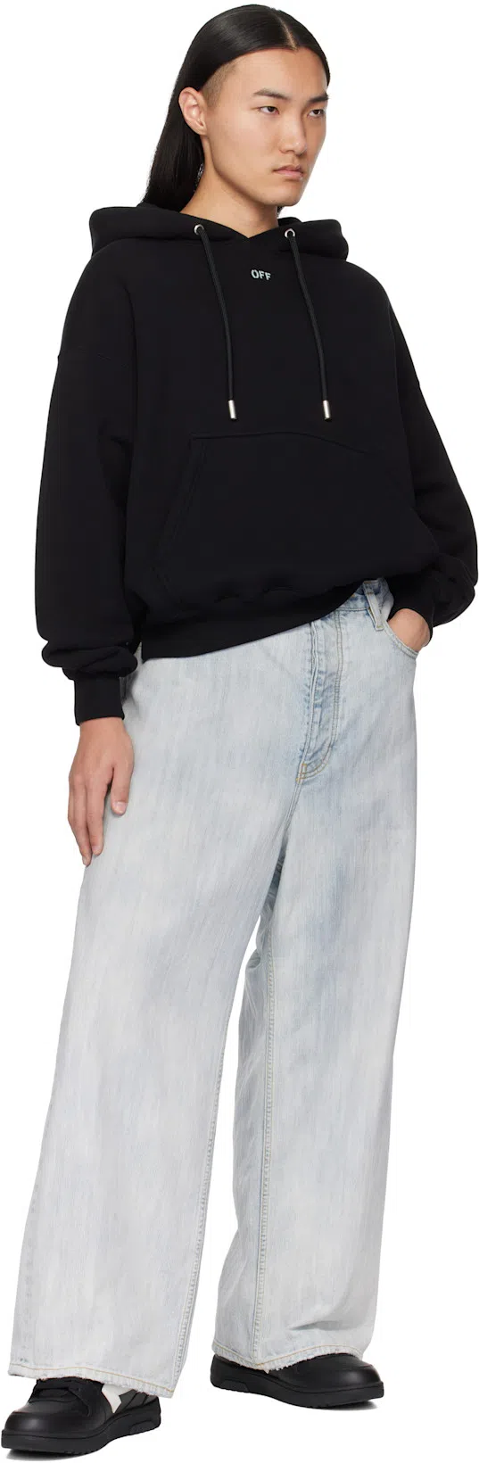 OFF-WHITE Off White™ Out Of Office Black Low Trainer