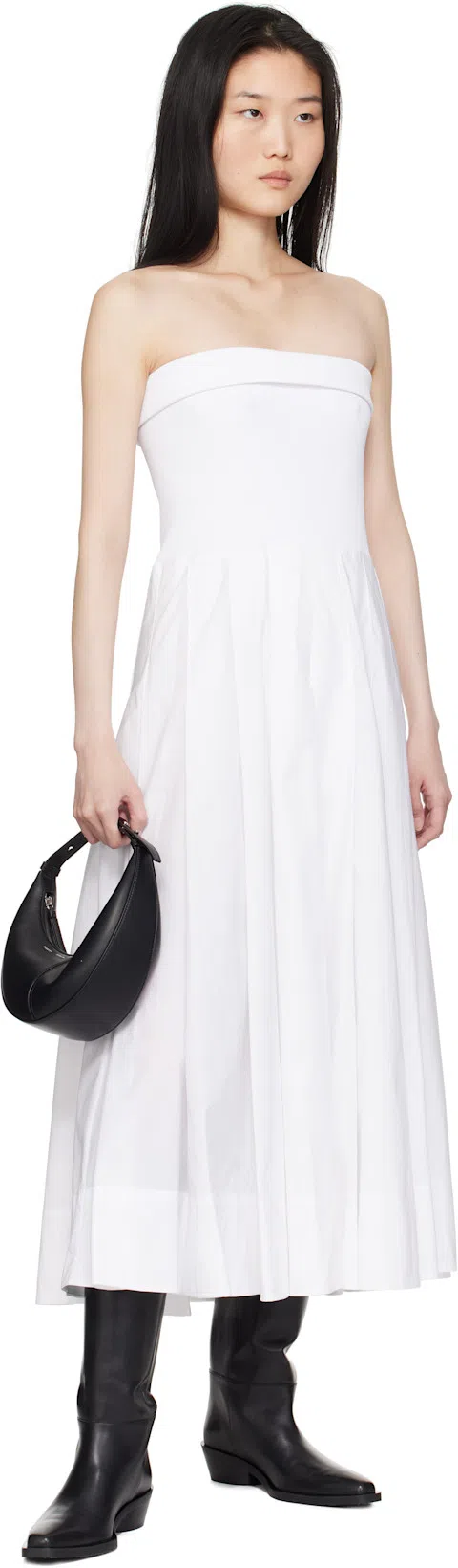 PROENZA SCHOULER Bronco Leather Tall Boots In Black