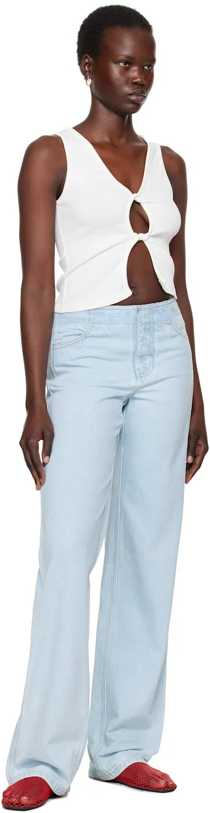 CHRISTOPHER ESBER Mesh Ballet Flats For Women Women In Multi