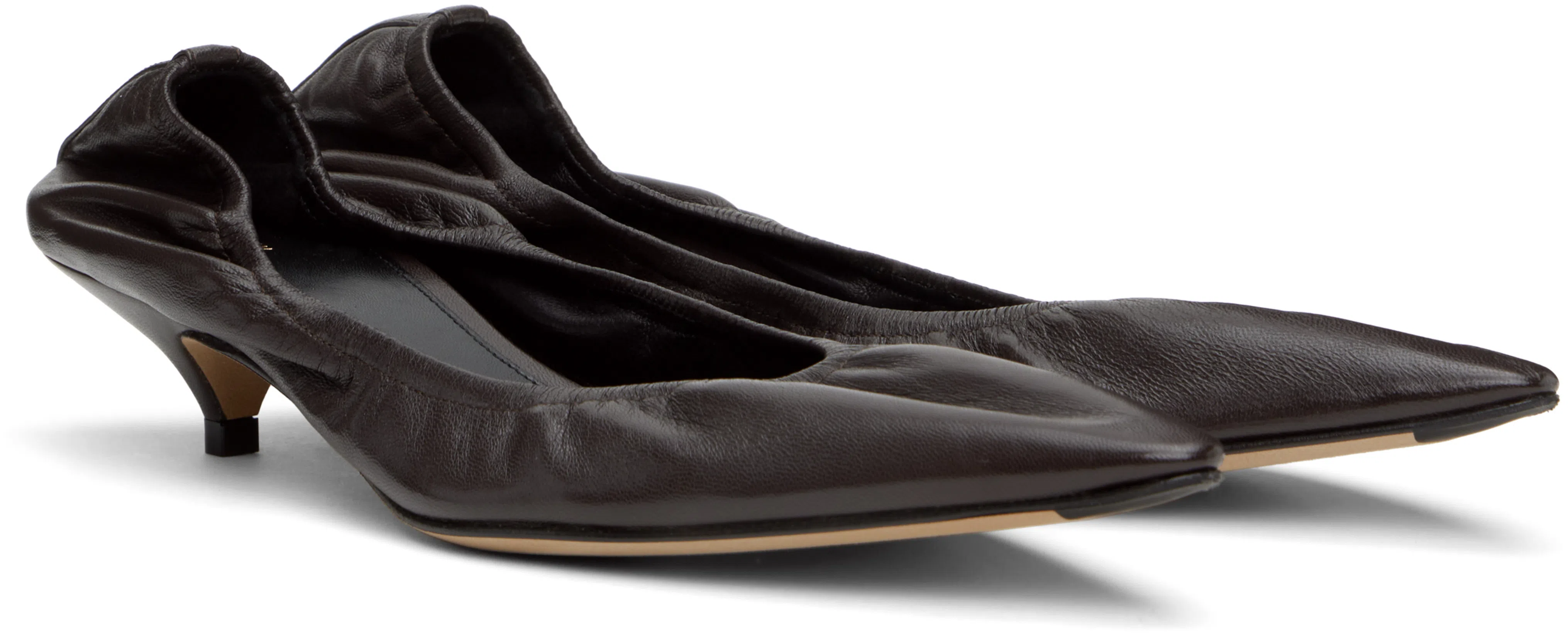 THE ROW Gracy Cashmere Knit V-neck Sweater In Red