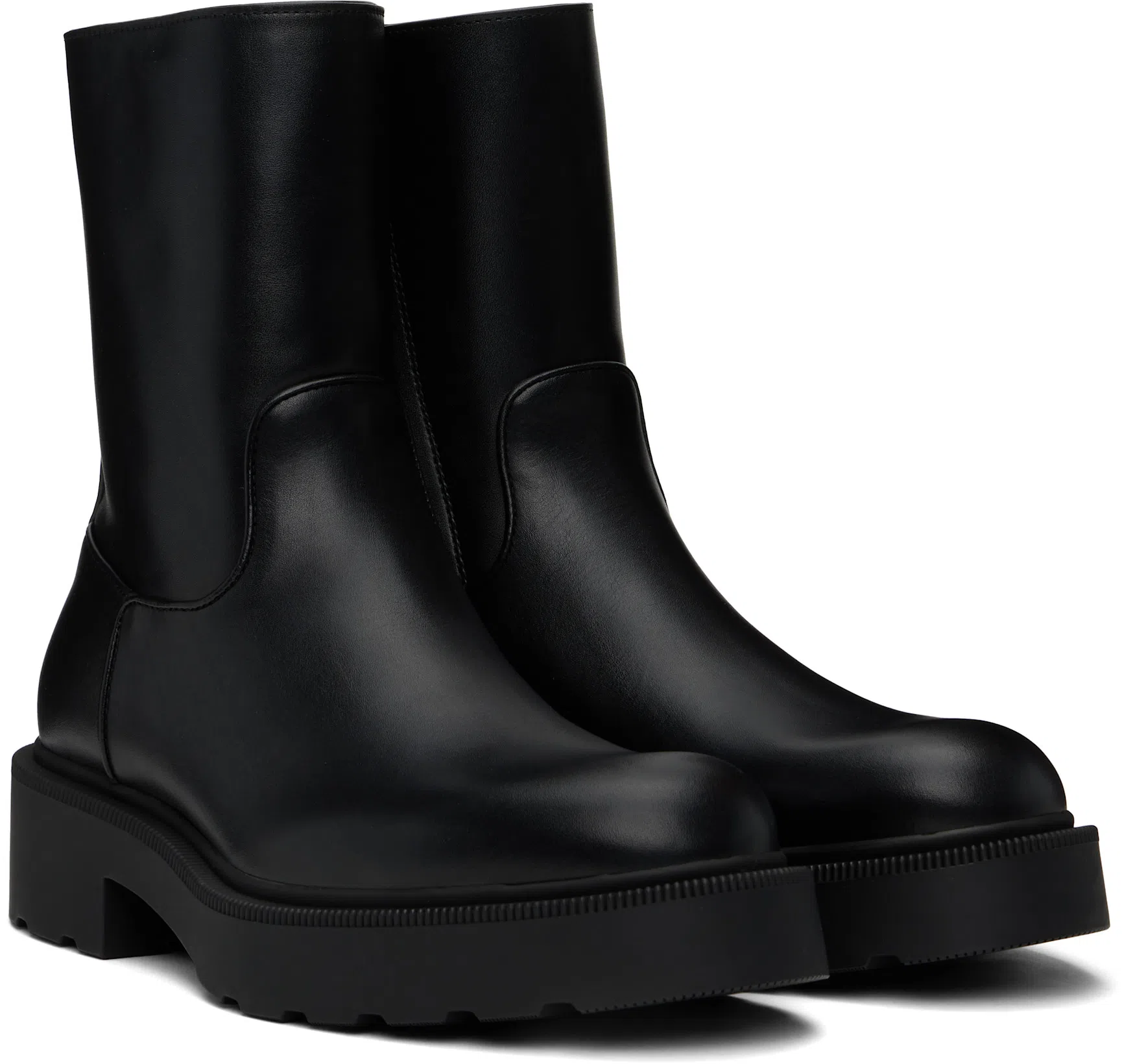 THE ROW Woman Ankle Boots Black Size 8 Calfskin