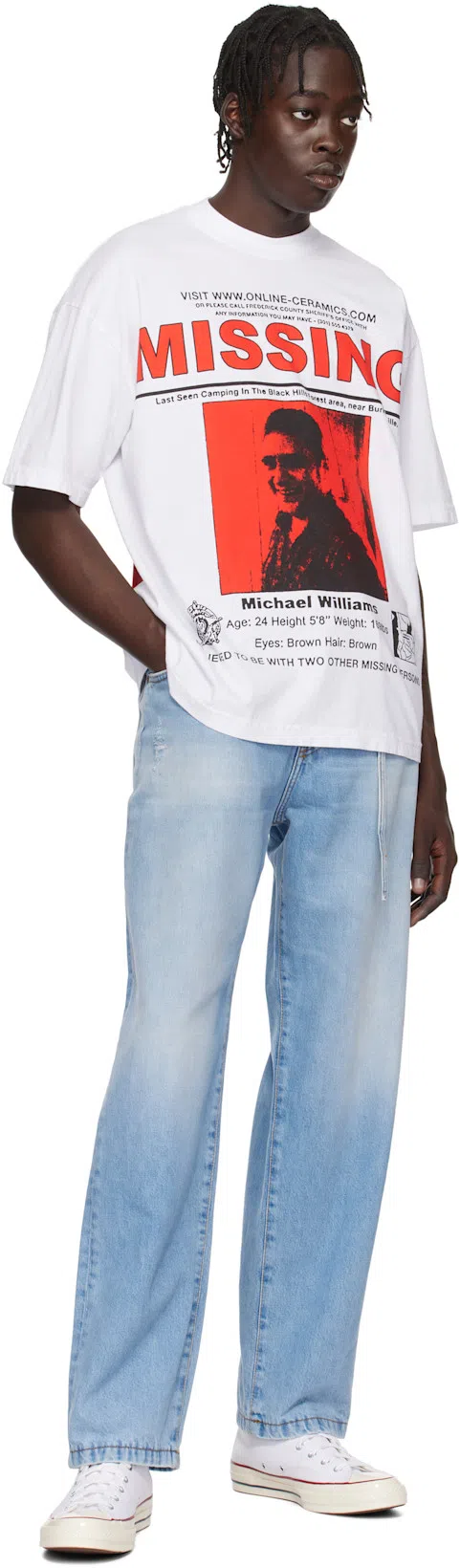 ACNE STUDIOS Blue Loose-fit 1991 Toj Jeans In 228 Light Blue