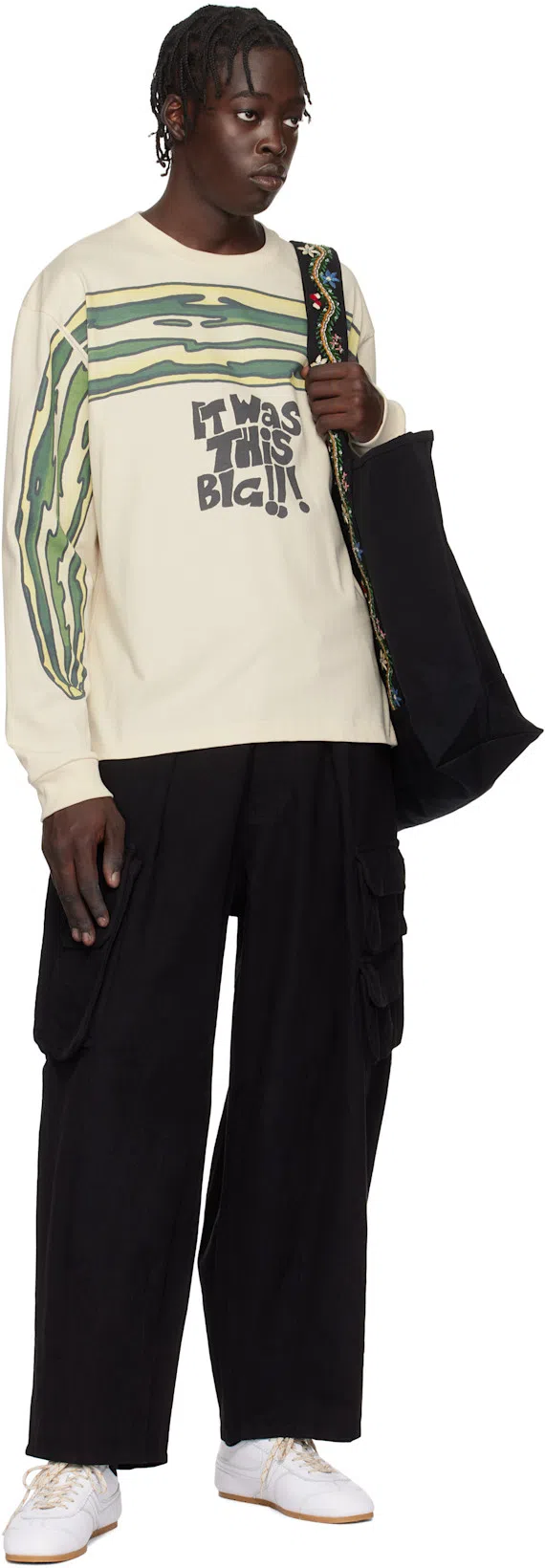 BODE Black Alpineflower Tote