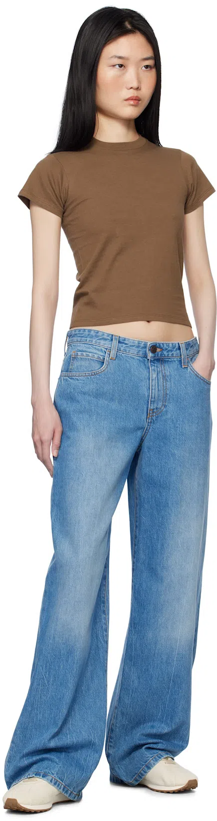 THE ROW Mica Wool Blend Low Top Sneakers In Neutral