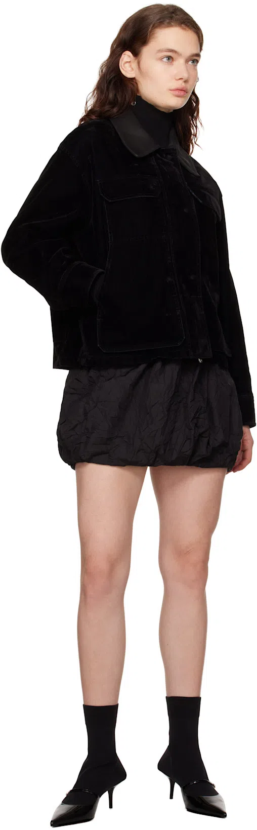 JIMMY CHOO Carolyn Ankle Boot 60 In Black/black