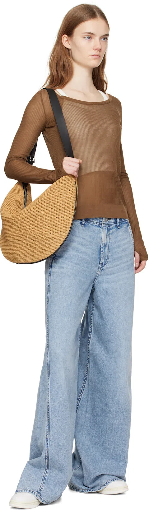 WARDROBE.NYC Off-white Hailey Bieber Edition Hb Ribbed Tank Top In Off White