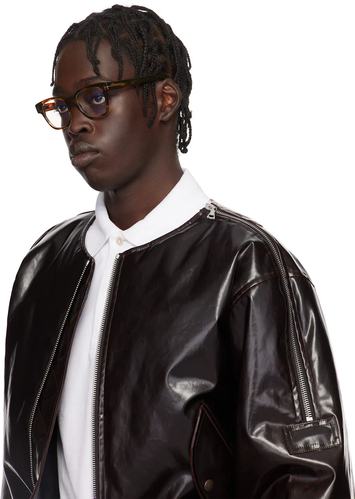 TOM FORD Towelling Polo In Neutral