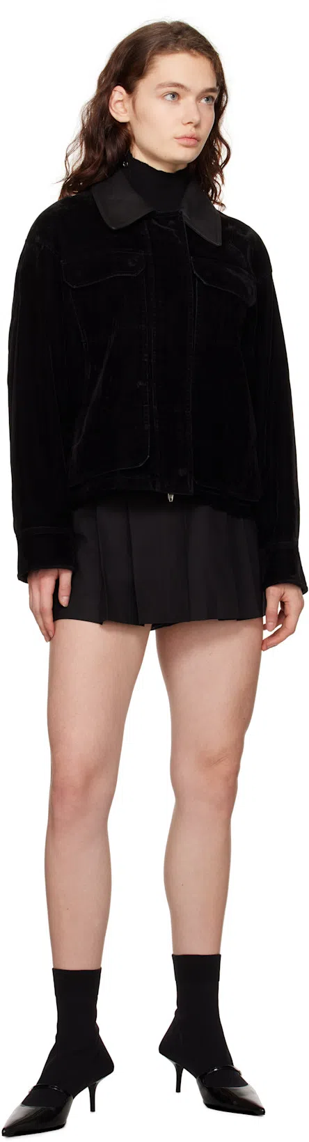 JIMMY CHOO Carolyn Ankle Boot 60 In Black/black