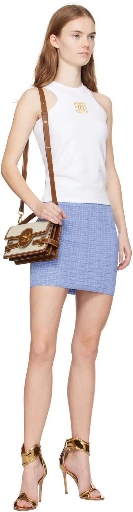 GIANVITO ROSSI Gold Lucrezia Heeled Sandals In Mekong