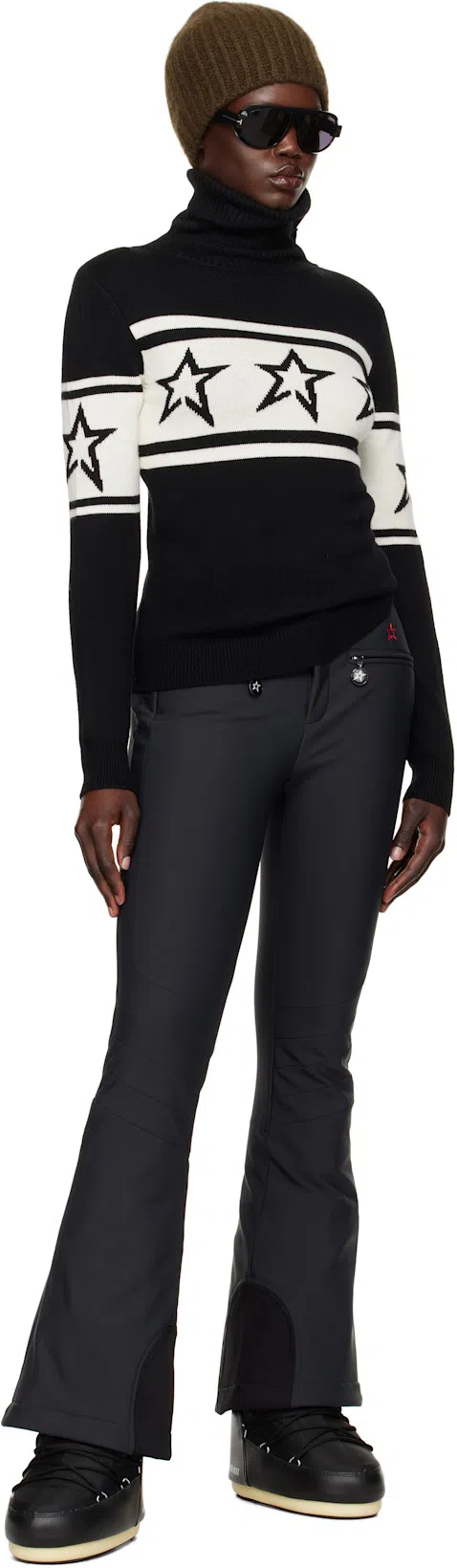 PERFECT MOMENT Aurora Flare Ski Pants In Black