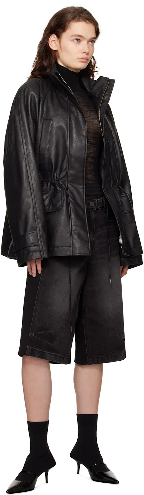 JIMMY CHOO Carolyn Ankle Boot 60 In Black/black