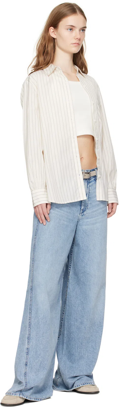 WARDROBE.NYC Off-white Hailey Bieber Edition Hb Ribbed Tank Top In Off White