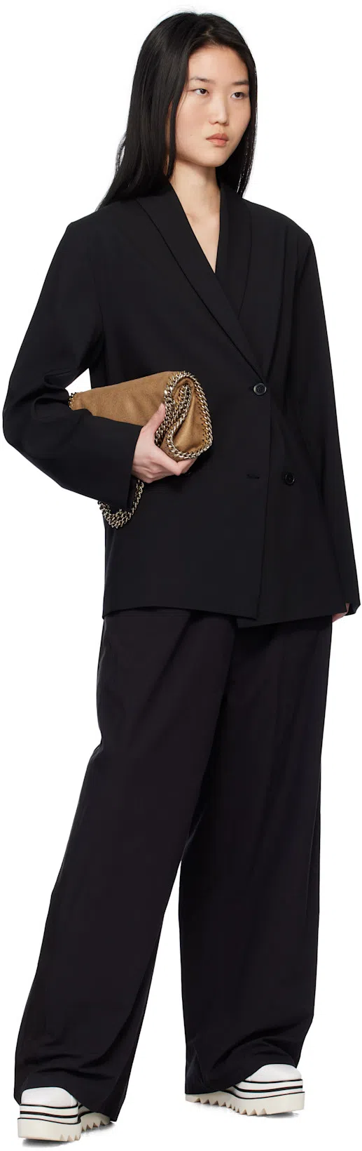 STELLA MCCARTNEY Elyse Ridged Sole 80mm Sneakers In White