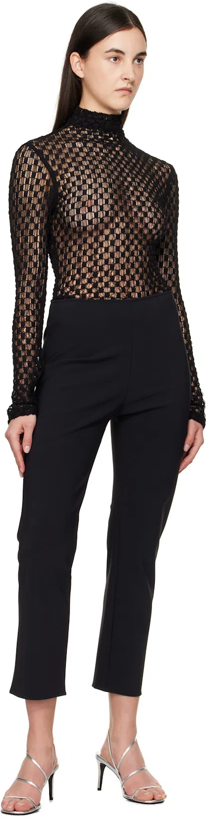 KHAITE 75mm Metallic-effect Sandals In Silver