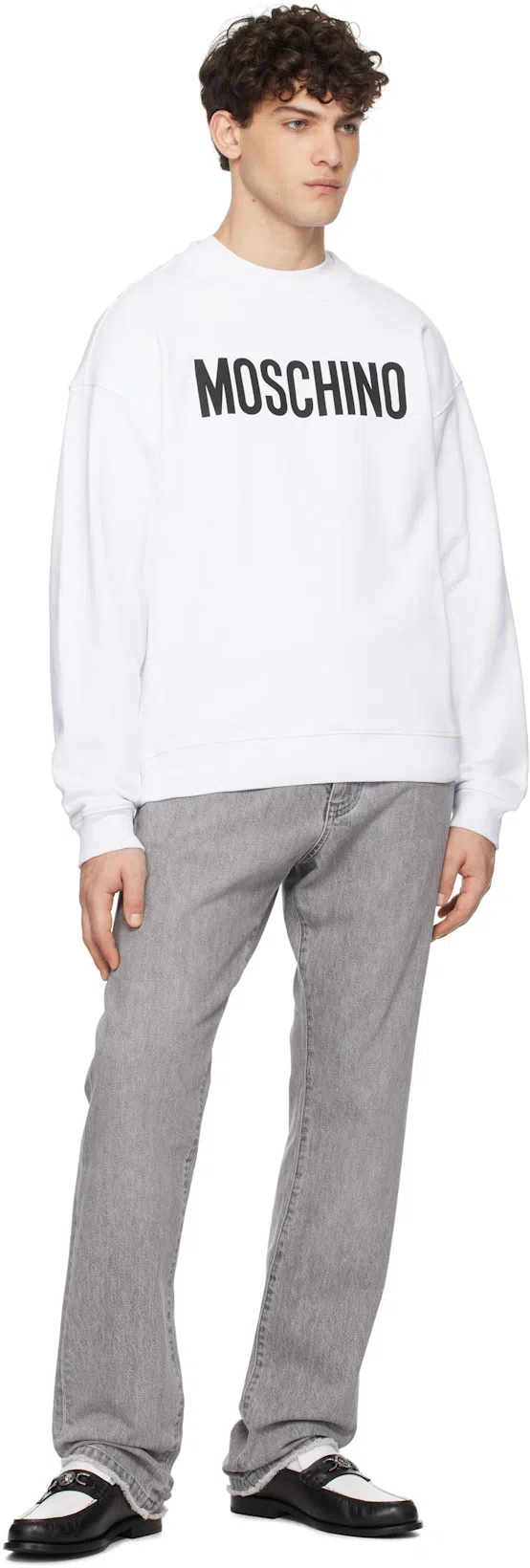 VERSACE Man Loafers Black Size 9 Calfskin In Multi