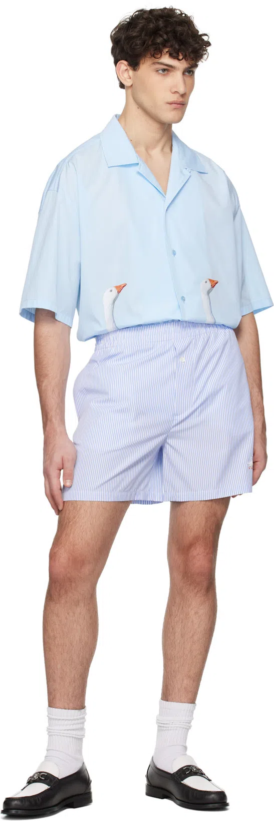 VERSACE Man Loafers Black Size 9 Calfskin In Multi