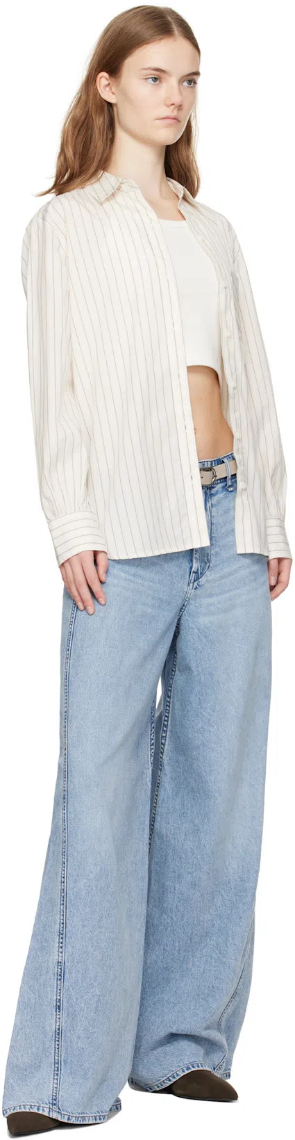 WARDROBE.NYC Off-white Hailey Bieber Edition Hb Ribbed Tank Top In Off White