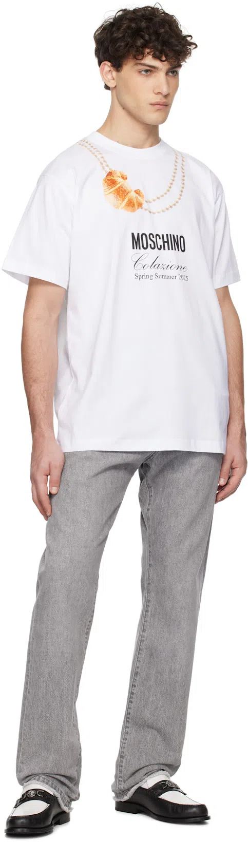 VERSACE Man Loafers Black Size 9 Calfskin In Multi