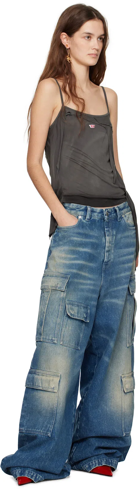 GIVENCHY Voyou Pointed Toe Slingback Pump In Red