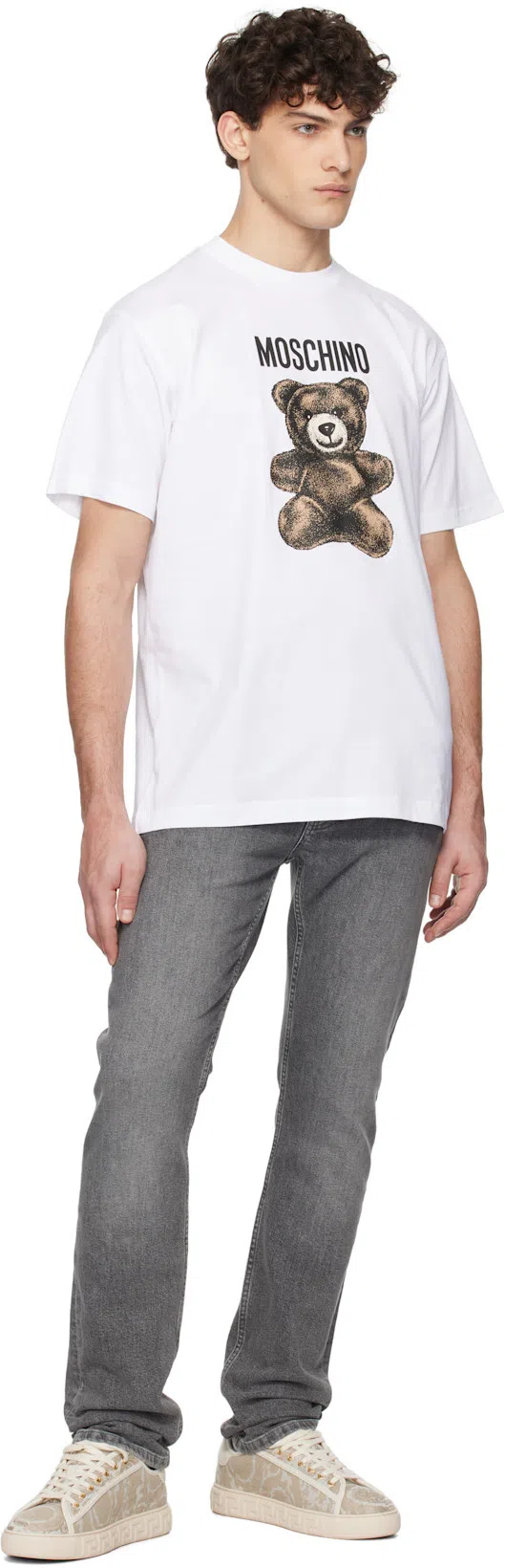 MOSCHINO Teddy Bear T-shirt In White