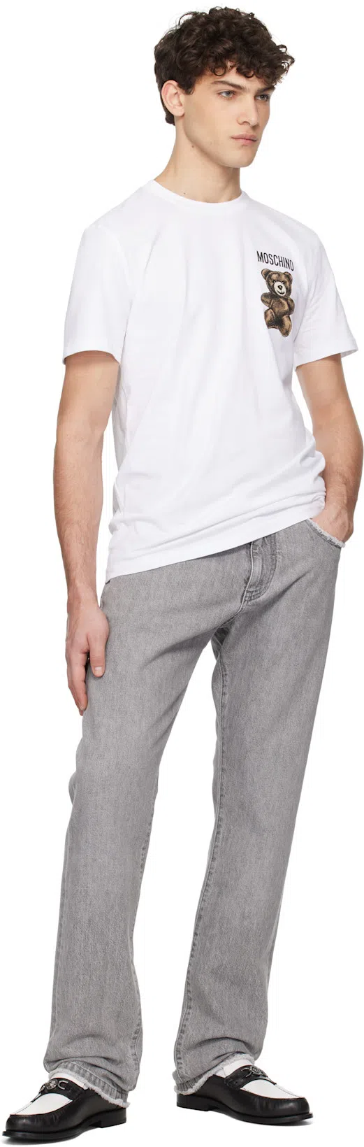 VERSACE Man Loafers Black Size 9 Calfskin In Multi