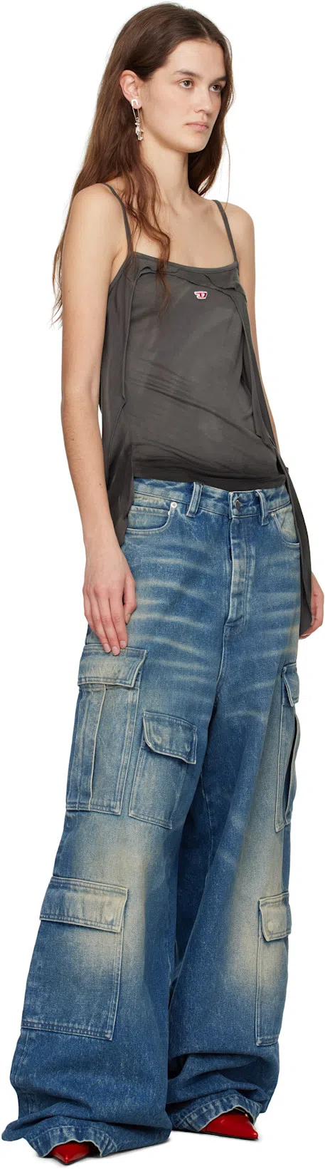 GIVENCHY Voyou Pointed Toe Slingback Pump In Red