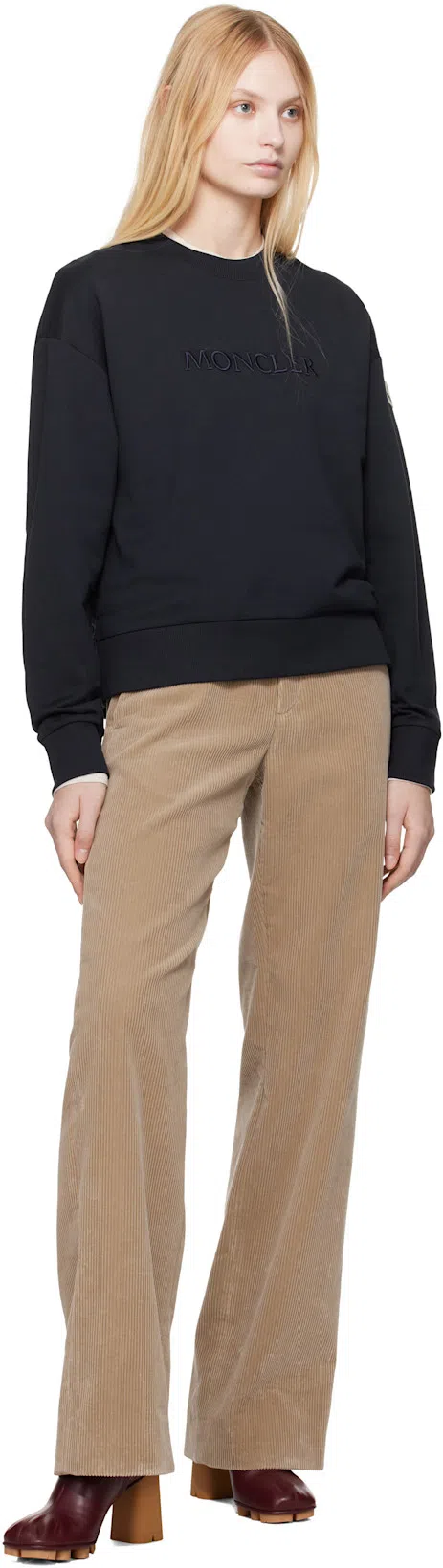 RIER Khaki Cotton Trousers In Yuta