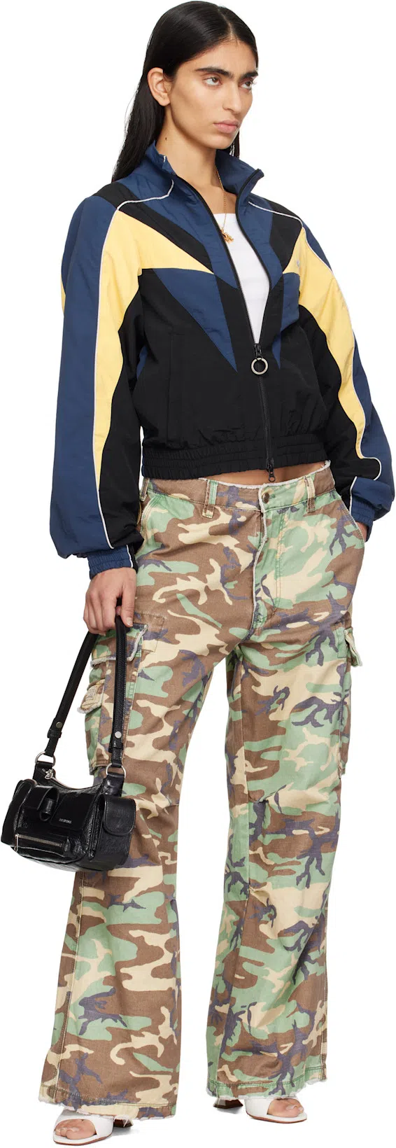 AMINA MUADDI Lupita Slipper 70 Nappa Leather Sandals In White