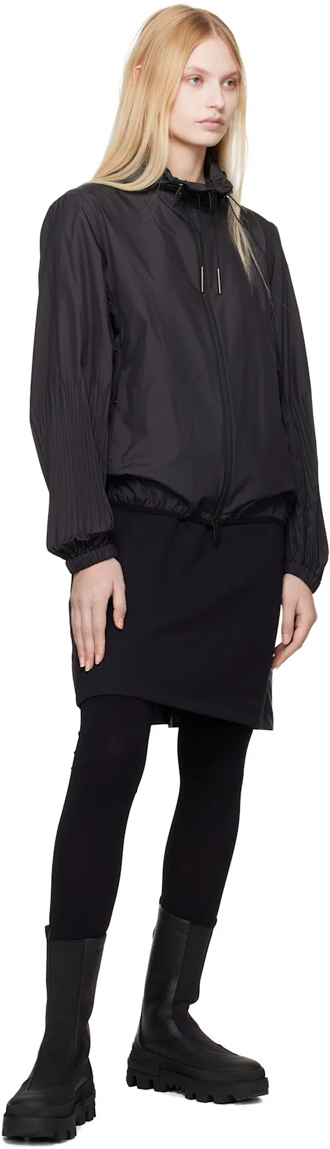 MONCLER Fegeo Zip-up Jacket In Black