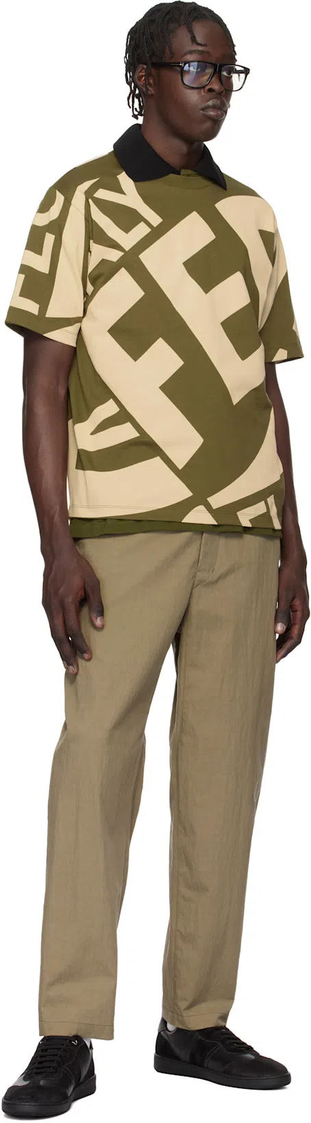 FERRAGAMO Achille Leather And Suede Sneakers In Black