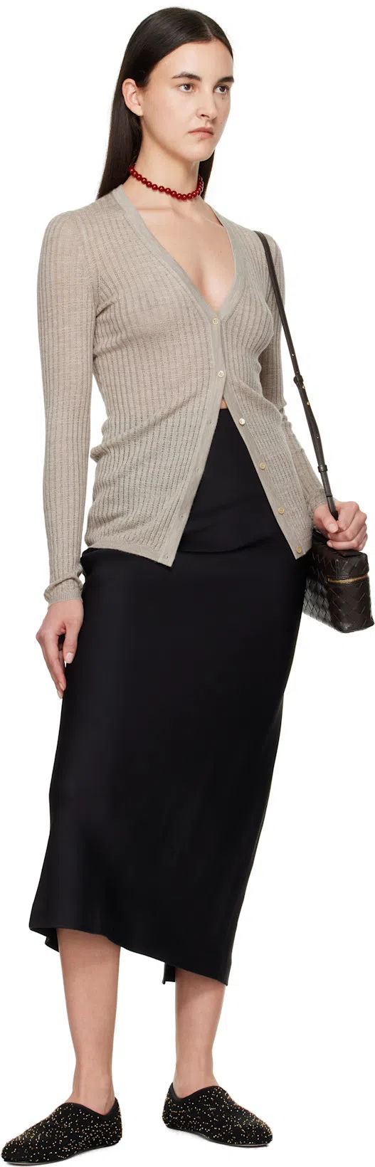 BOTTEGA VENETA Women Bang Bang Vanity Case Fondant Bag In Black