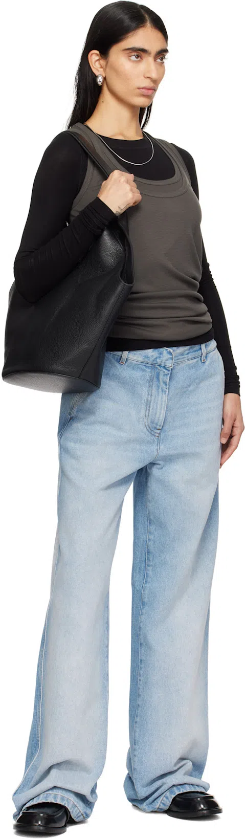 ACNE STUDIOS 25mm Bargot Leather Loafers In Black