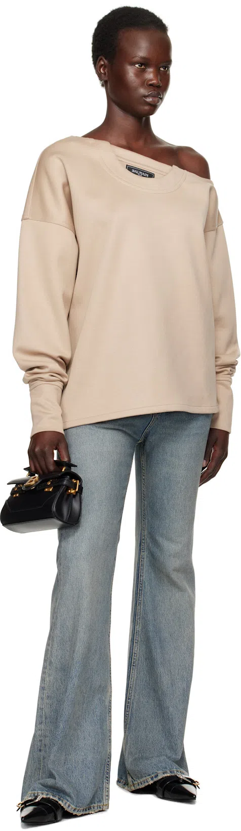 GIVENCHY Women Voyou Leather Slingback Flats In Animal Print