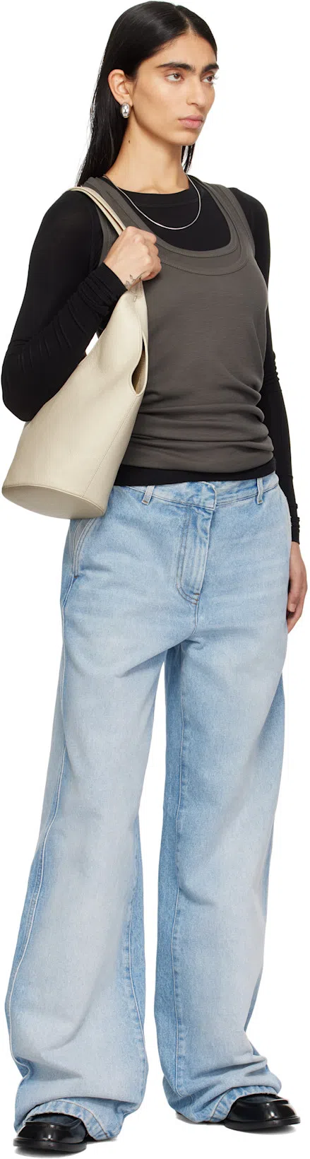 ACNE STUDIOS 25mm Bargot Leather Loafers In Black