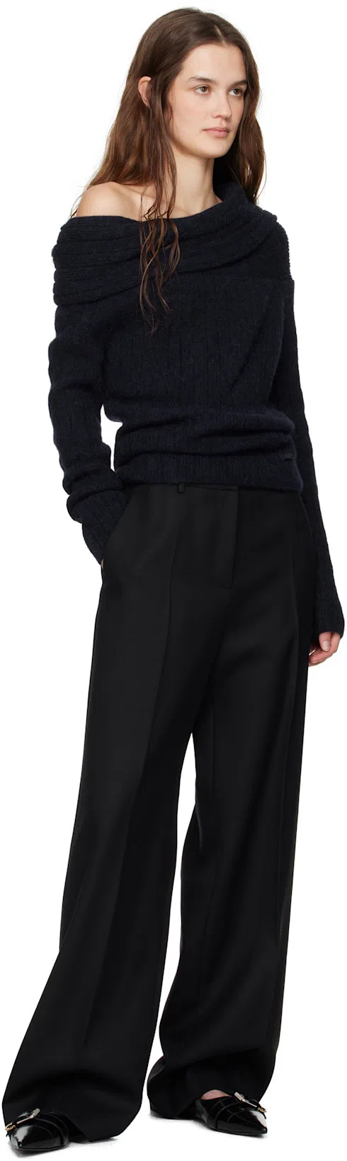 GIVENCHY Women Voyou Leather Slingback Flats In Animal Print