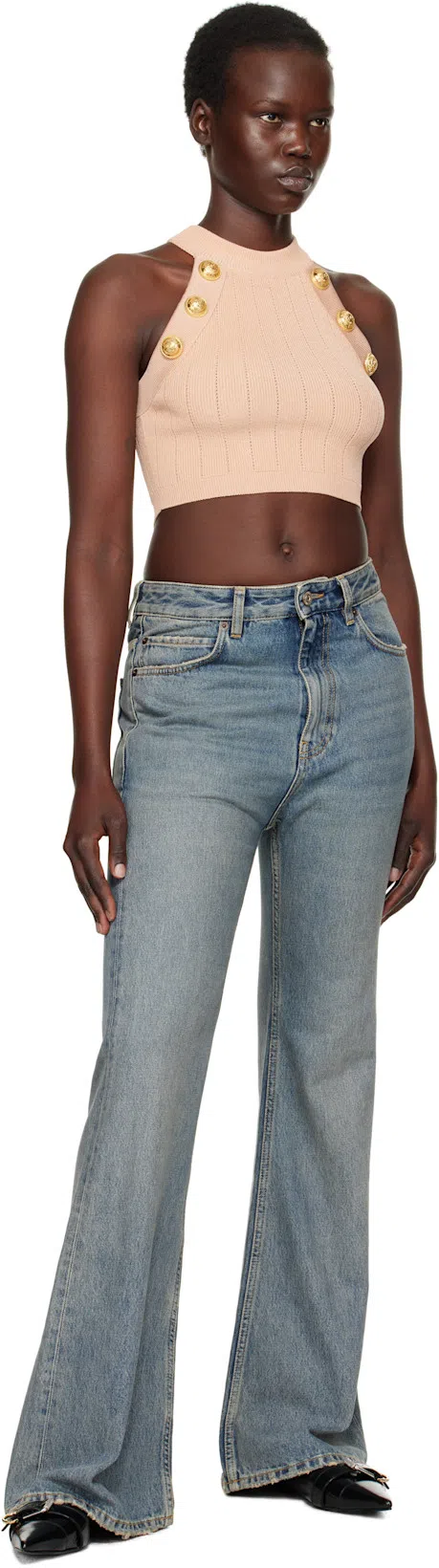 GIVENCHY Women Voyou Leather Slingback Flats In Animal Print