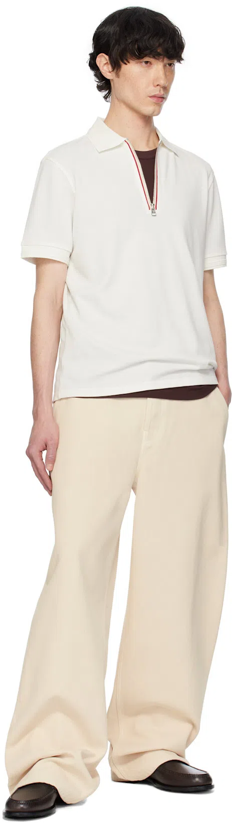 TOM FORD Cotton Blend Crew Neck T-shirt In Purple