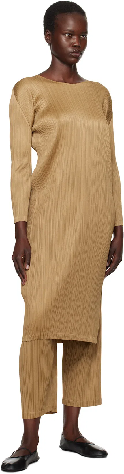 THE ROW 10mm Elastic Ballet Leather Flats In Black