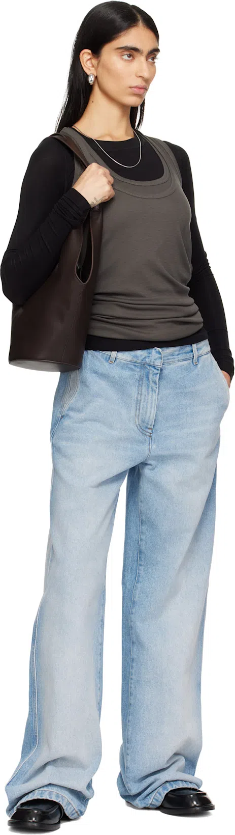 ACNE STUDIOS 25mm Bargot Leather Loafers In Black