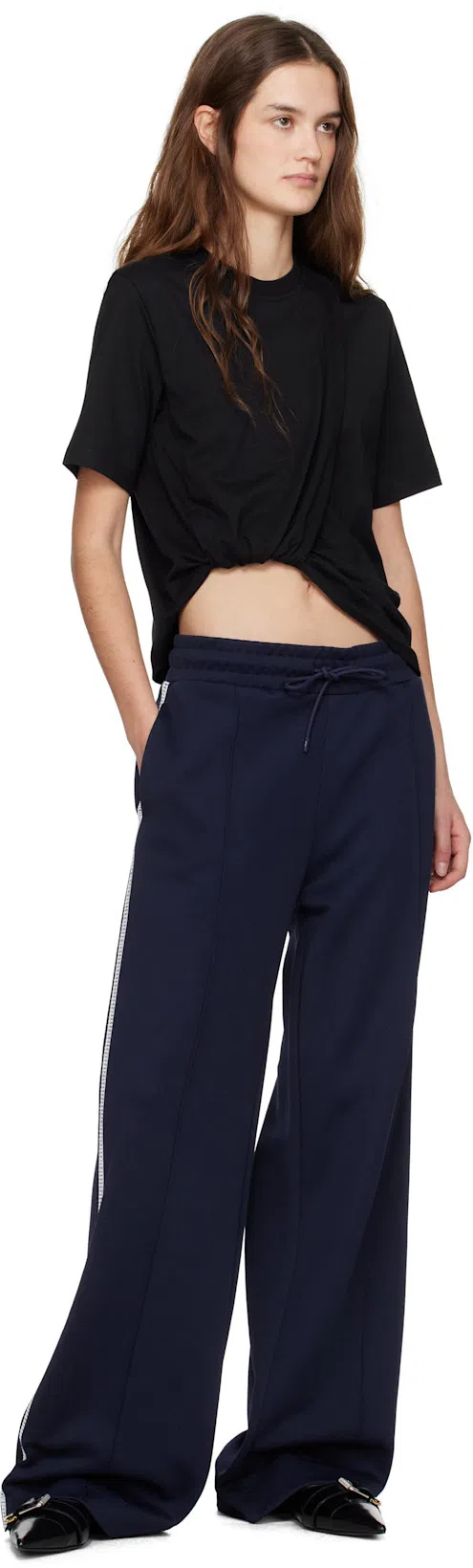 GIVENCHY Women Voyou Leather Slingback Flats In Animal Print