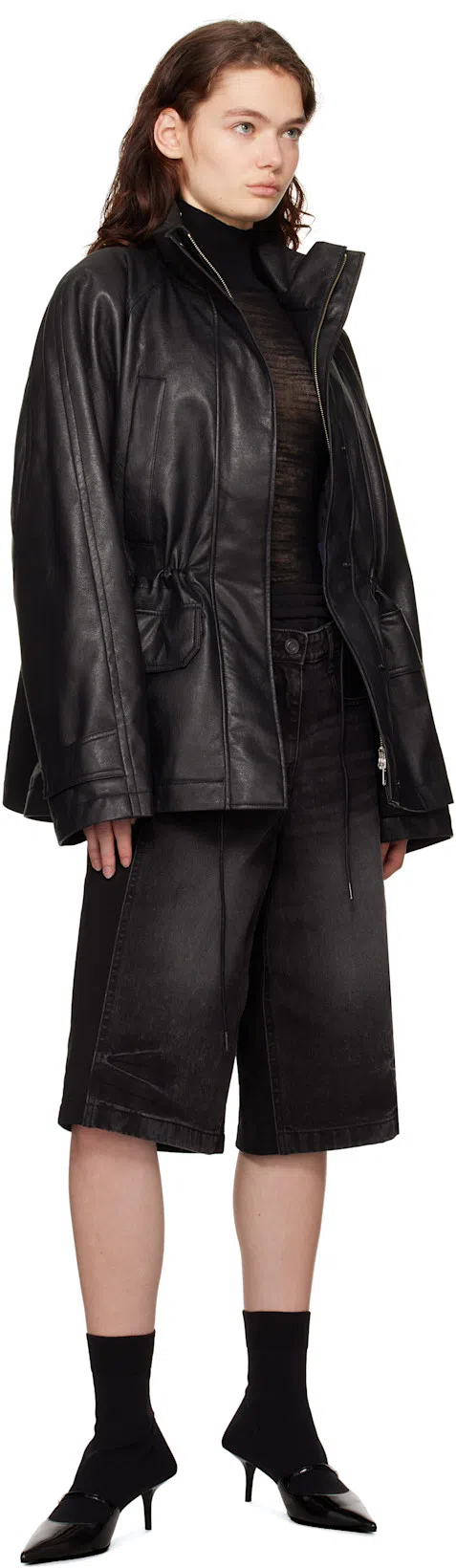 JIMMY CHOO Carolyn Ankle Boot 60 In Black/black