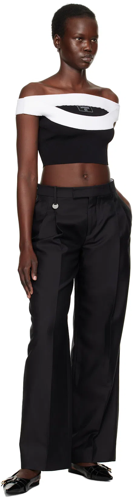 GIVENCHY Women Voyou Leather Slingback Flats In Animal Print