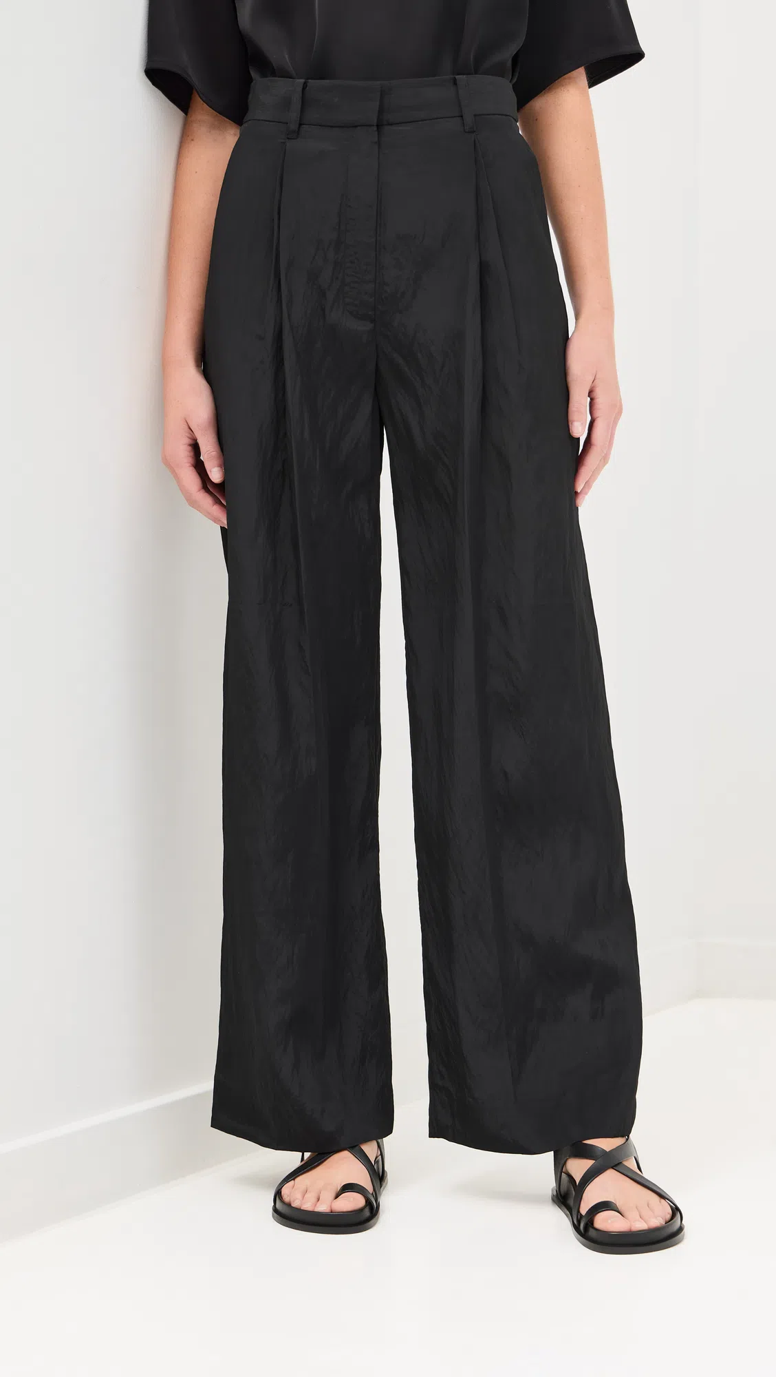 HUNZA G Black Stretch Nylon Jean Bikini In Multi