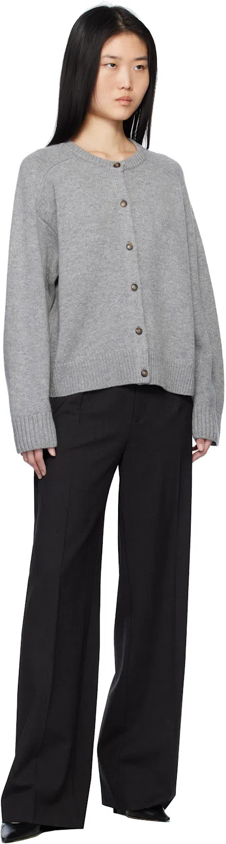 THE ROW Uxor Leather Pumps In Black