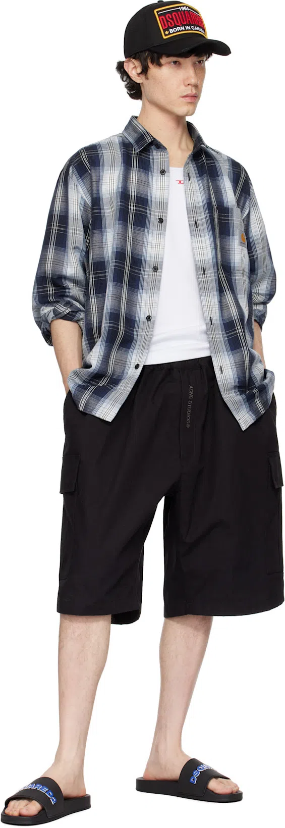 DSQUARED2 Slide With Logo In Black