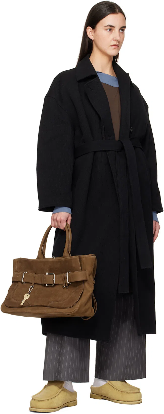 ACNE STUDIOS Deconstructed Trousers Grey Melange In 990 Grey Melange