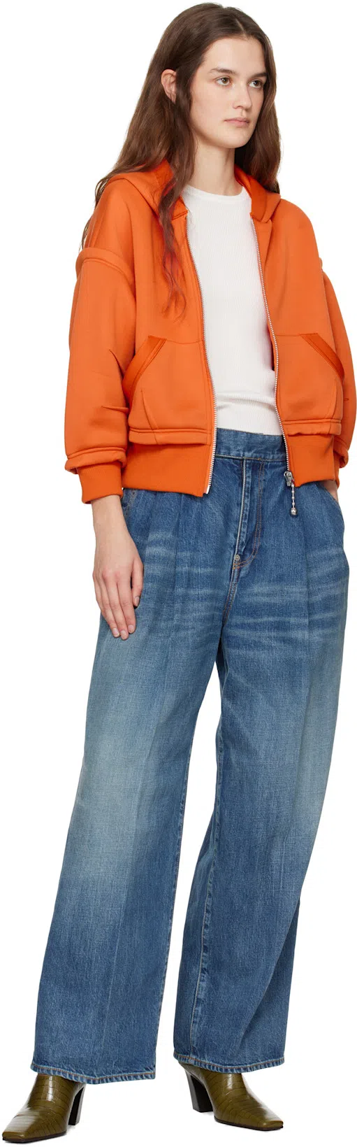 BOTTEGA VENETA Green Lewis Heels In 3310 Olive Oil