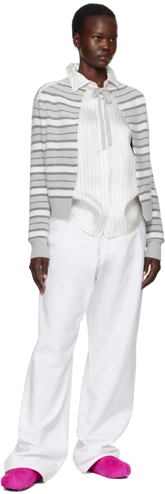 MAGLIANO Beige Kola Guantino Lizard Heels In 73 Beige