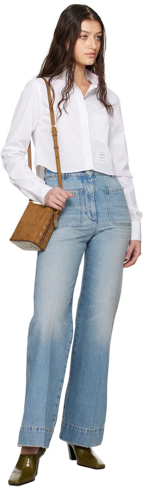 BOTTEGA VENETA Green Lewis Heels In 3310 Olive Oil